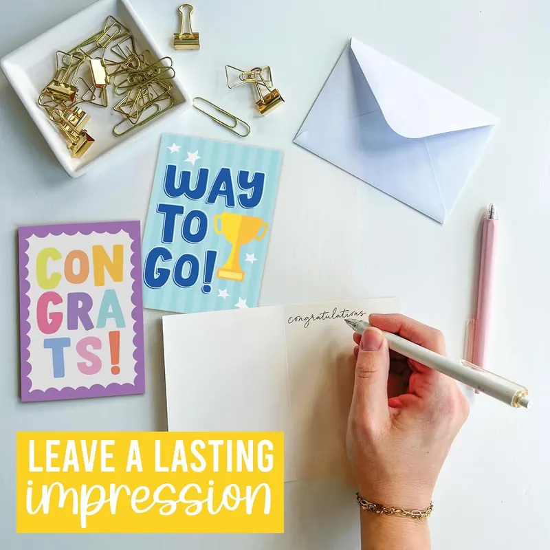 Hadley Designs 24 Congratulations Cards – Works for graduations and career milestones