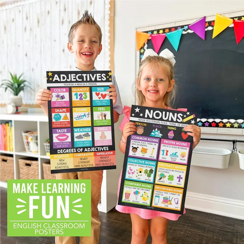 Hadley Designs Parts of Speech Posters – Homeschool and classroom friendly