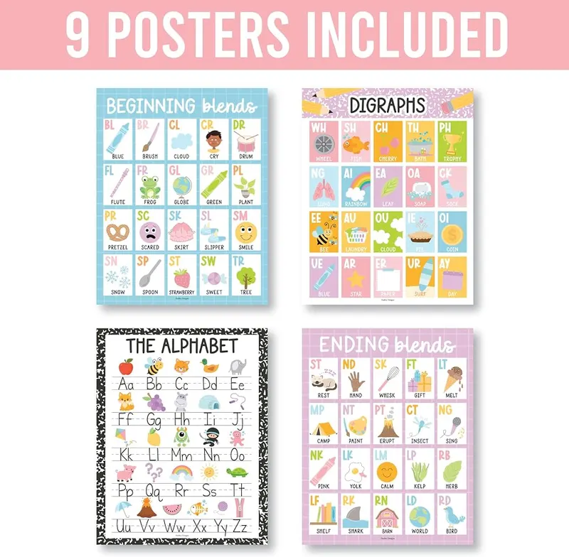 Hadley Designs Phonics Posters Composition Pastel – Composition Pastel design