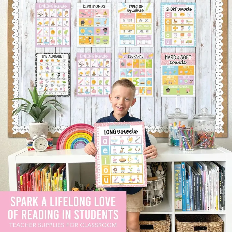 Hadley Designs Phonics Posters Composition Pastel – product photo 9 of 9