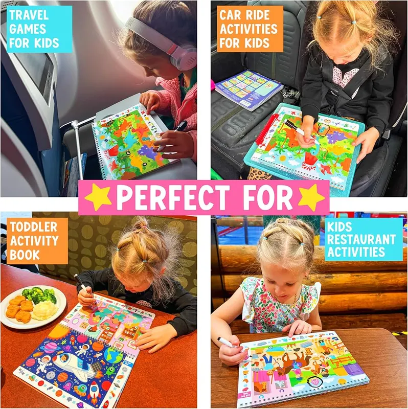 Hadley Designs Search and Find Books – Dinosaurs, unicorns, mermaids and outer space scenes