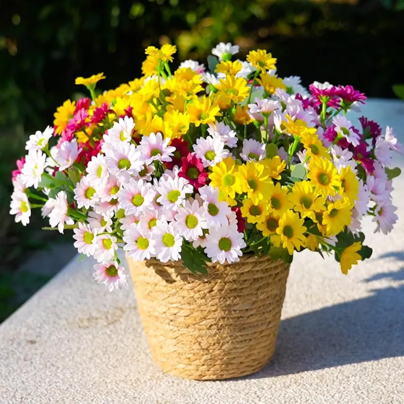 HAIDOLIANG Artificial Mums Flowers