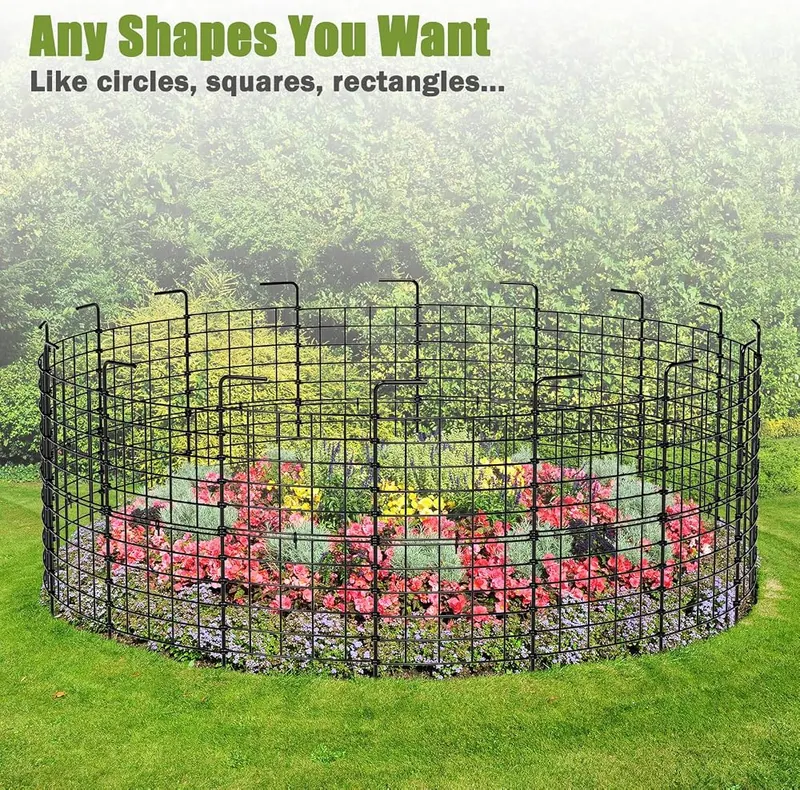Haktessera 32 Pack Decorative Garden Fence – Protective rustproof exterior coating