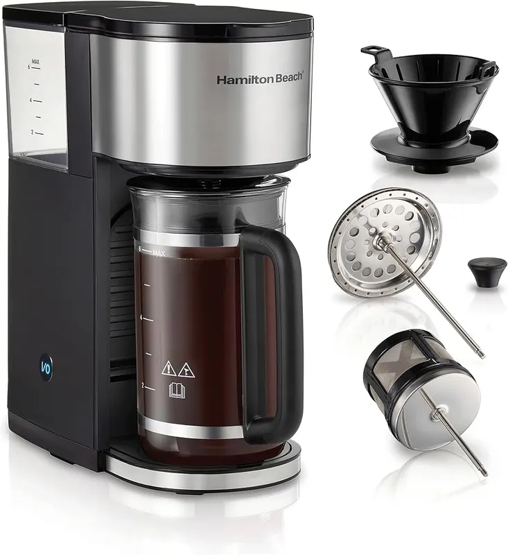 Hamilton Beach Home Barista 7-in-1 Small Coffee Maker