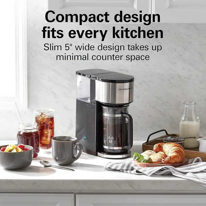 Hamilton Beach Home Barista 7-in-1 Small Coffee Maker – Brew Coffee Your Way