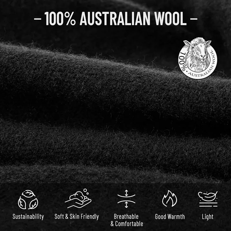 HAMUNI 100% Wool Beanie – 100% wool women's beanie
