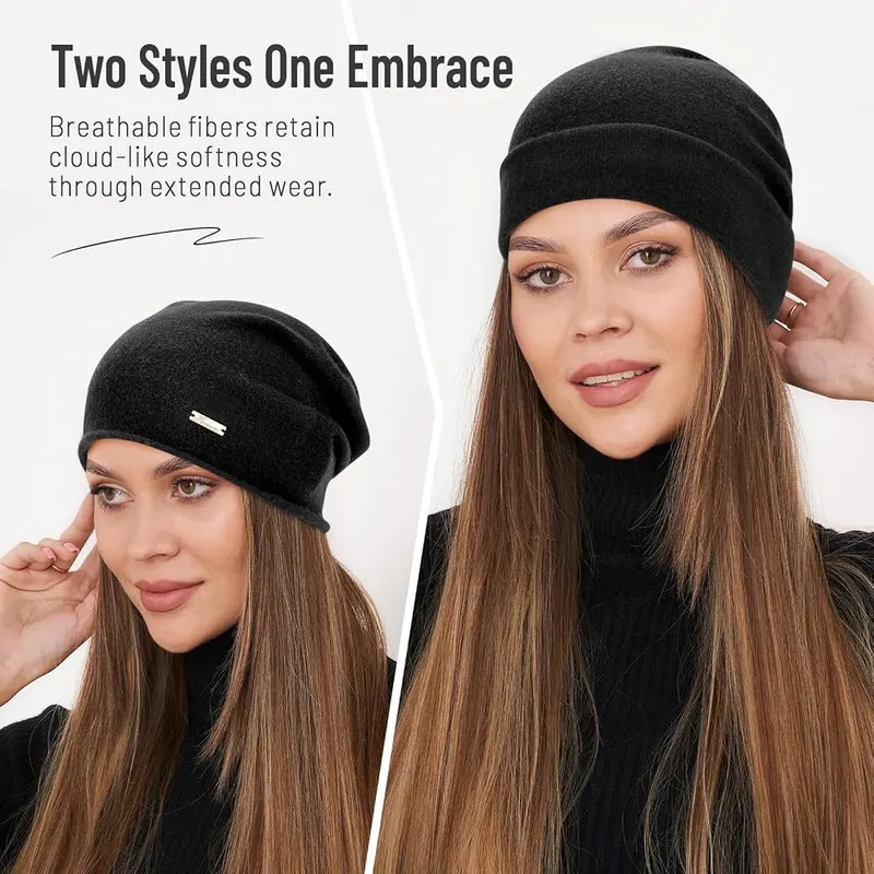 HAMUNI 100% Wool Beanie – Winter hat style