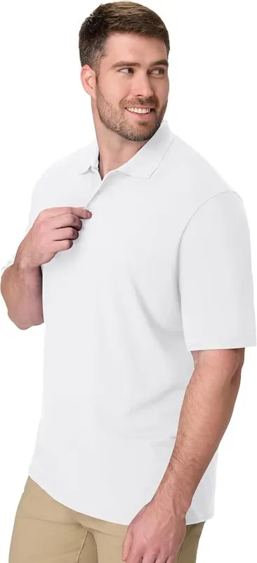 Hanes Men’s Short Sleeve X-Temp W/ FreshIQ – Soft Pique Fabric Feel