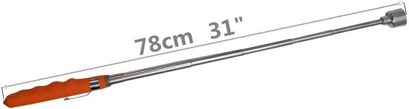 HARDK Telescoping Magnetic Pick Up Tool Extendable Orange – Telescoping up to 31 inches