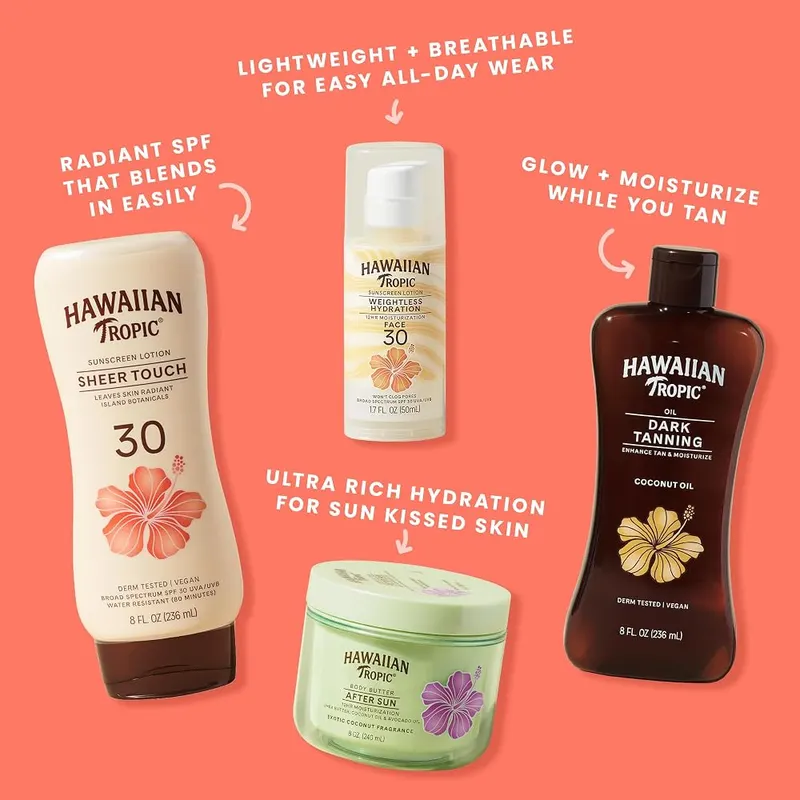 Hawaiian Tropic Sheer Touch Lotion – Blends Beautifully Across All Skins Tones