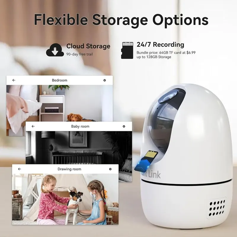 Heart Link Indoor Camera – Sharp 2.5K video resolution