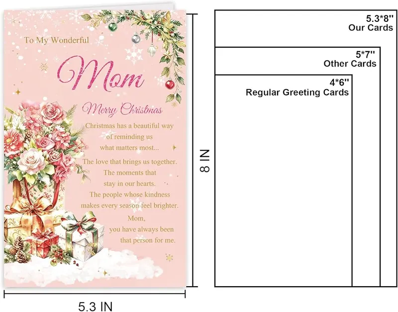Heartwarm Christmas Card – From a son or daughter