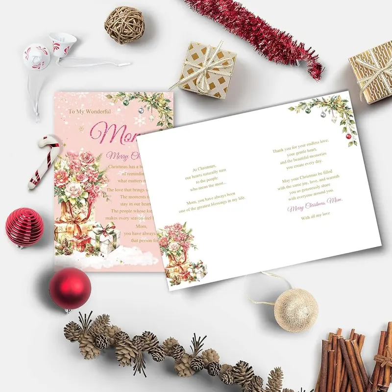 Heartwarm Christmas Card – Warm family greeting