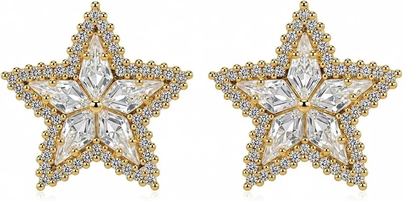 HEFEIYU Star Earrings