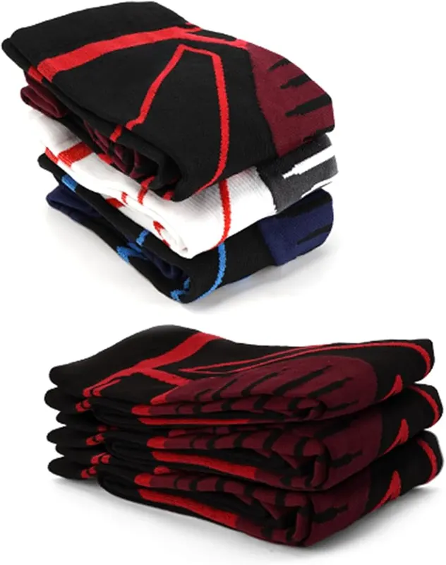 Henland-Jump 3 Pas Compression Socks in Blackred