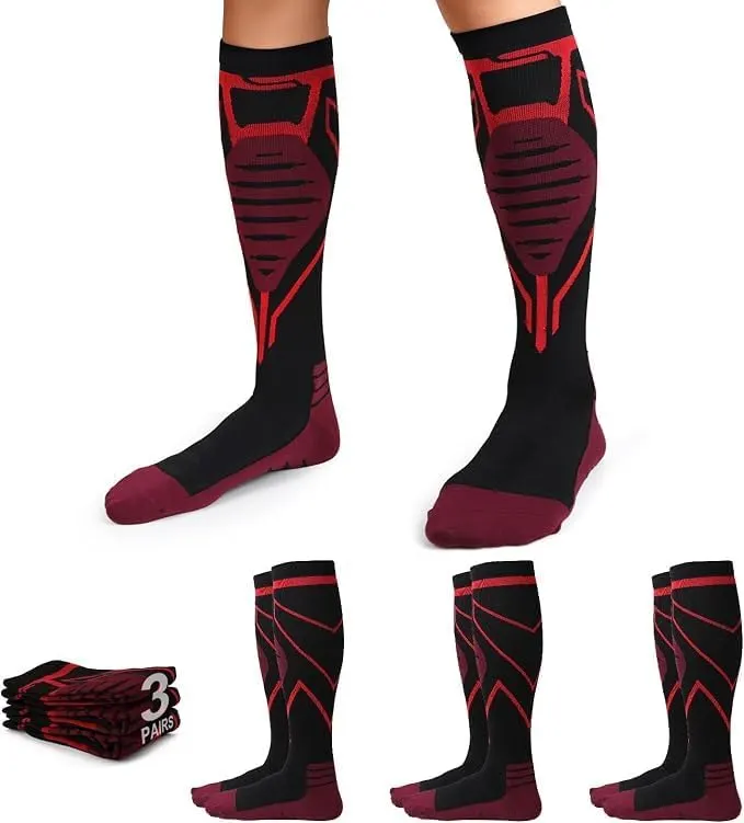 Henland-Jump 3 Pas Compression Socks – Three pairs in one pack