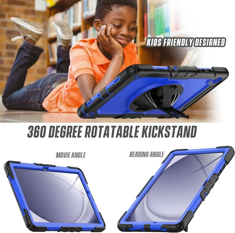 Herize Case for Galaxy Tab A9 Plus – Adjustable Shoulder Strap