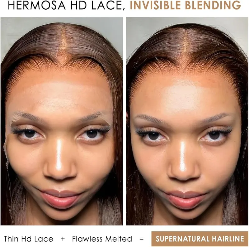 Hermosa Chocolate Brown Lace Front Wigs Human – 13x4 HD lace frontal
