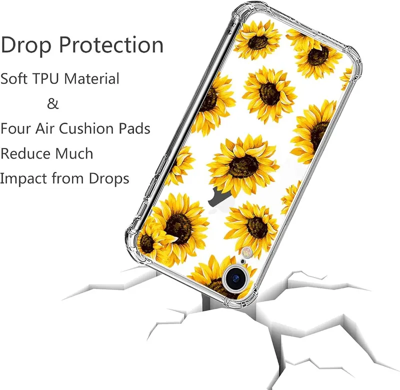 HEYORUN Case Compatible – Sunflower Pattern