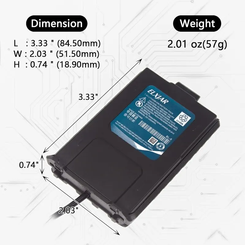 hflexgrad (2-Pack) BL-5 Battery Eliminator – product photo 2 of 6