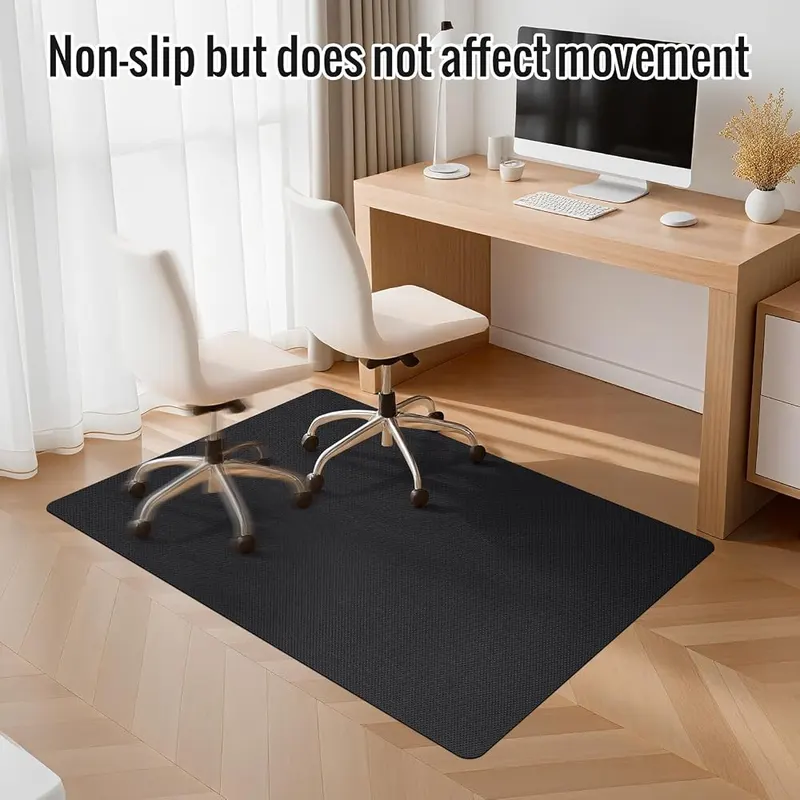 Higoom Office Chair Mat 36″x48″ – Premium Rattan-Like PVC Design：Our chair mat features