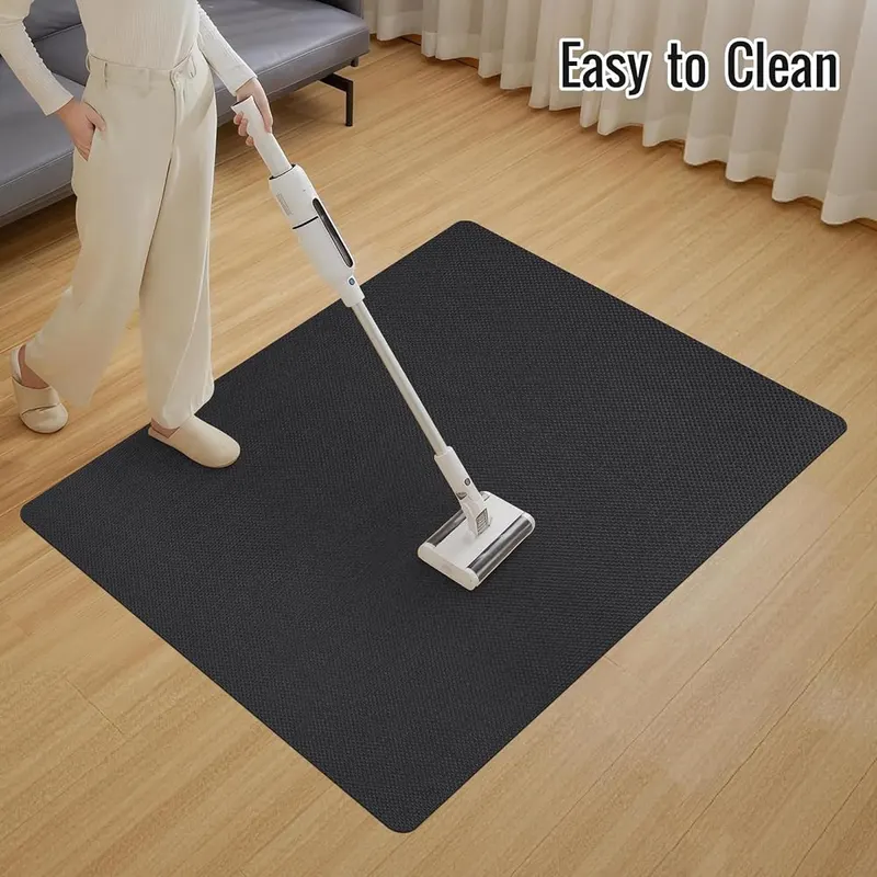 Higoom Office Chair Mat 36″x48″ – Easy & Hassle-Free Maintenance：The non-porous PVC surface is