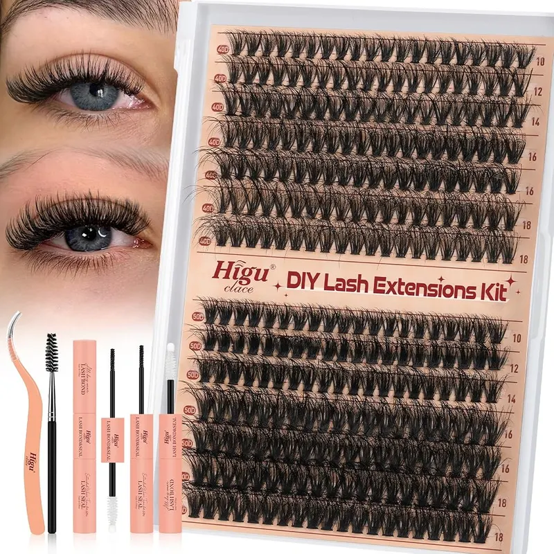Higu clace Cluster-Lashes Kit 40D+50D in 4050D KIT