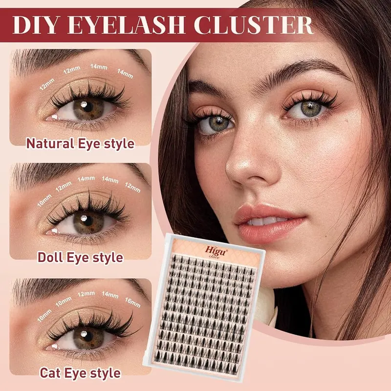 Higu clace Lash-Clusters Kit – Includes bond and seal adhesive