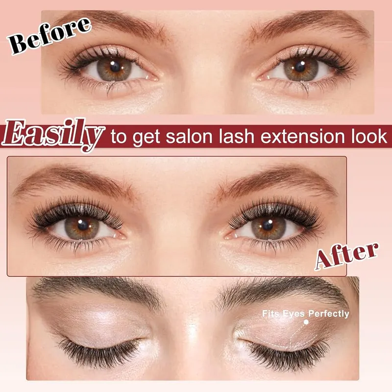 Higu clace Magnetic Eyelashes – No glue or mascara required