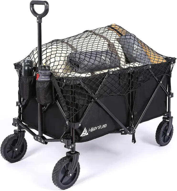 Hikenture Cargo Net – Upgraded with 6 sturdy metal hooks in S-form