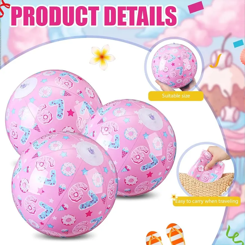 Hollowfly 12 Pcs 6 7 Beach Balls – Enough Quantity