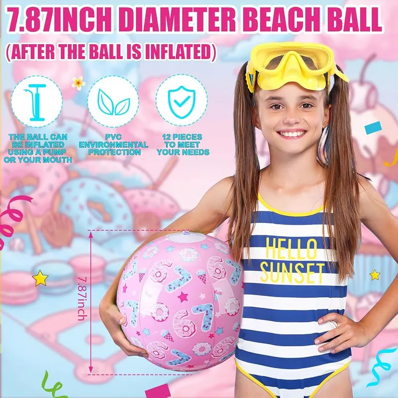 Hollowfly 12 Pcs 6 7 Beach Balls – Reliable Materials and Novel Designs