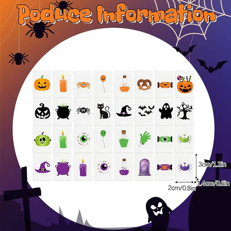 Hollowfly 4 Player Mahjong Block Set Halloween – Festive Fun