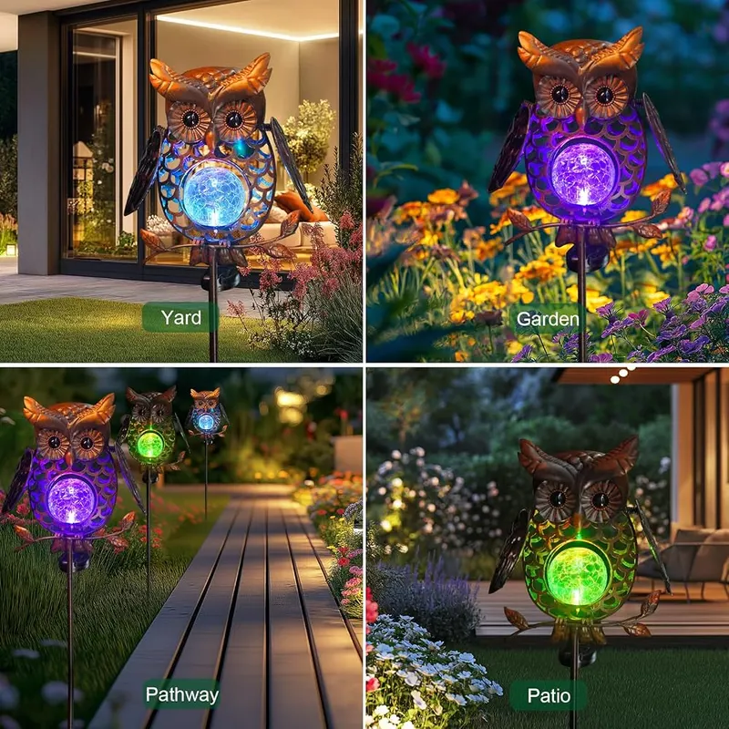 HONGLAND Solar Lights Outdoor Decor Waterproof – Unique Garden Lights