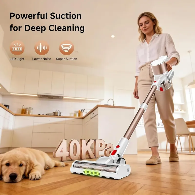 Honki Cordless Vacuum Cleaner 500W/40Kpa – 500W motor, per the title