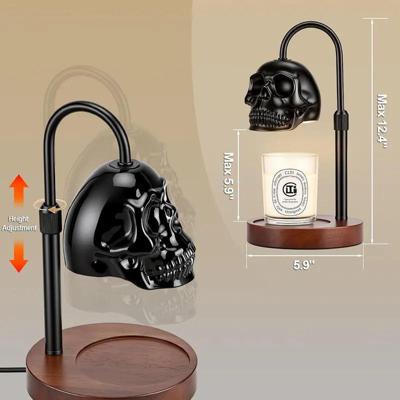 Honvinor Skull Candle Warmer Lamp – product photo 2 of 7