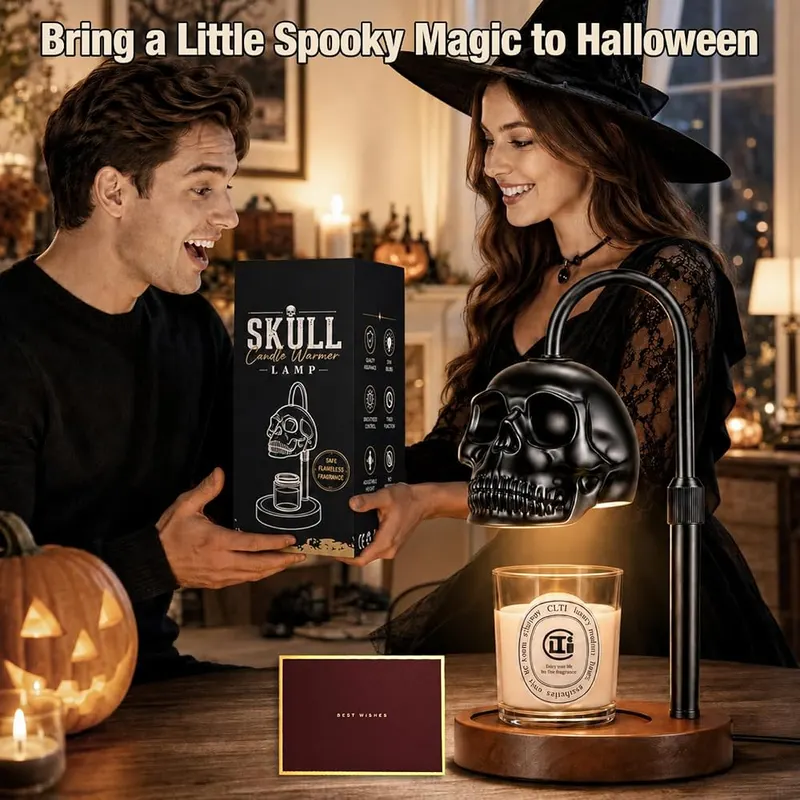 Honvinor Skull Candle Warmer Lamp – product photo 6 of 7