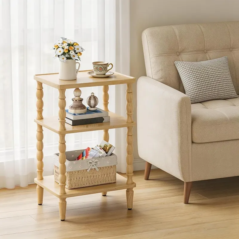 HOOBRO End Table – Modern Mid-Century Style