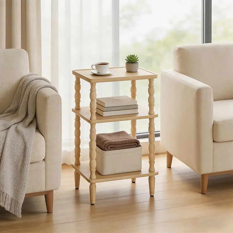 HOOBRO End Table – Multi-Functional Design for Small Spaces
