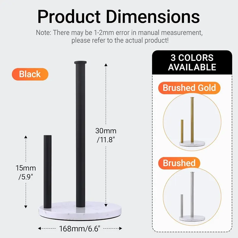 Hoooh Countertop Paper Towel Stand – product photo 2 of 9