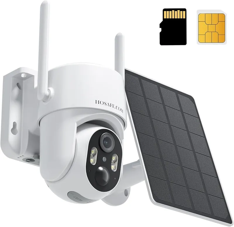 HOSAFE.COM 4G LTE Cellular Security Camera No