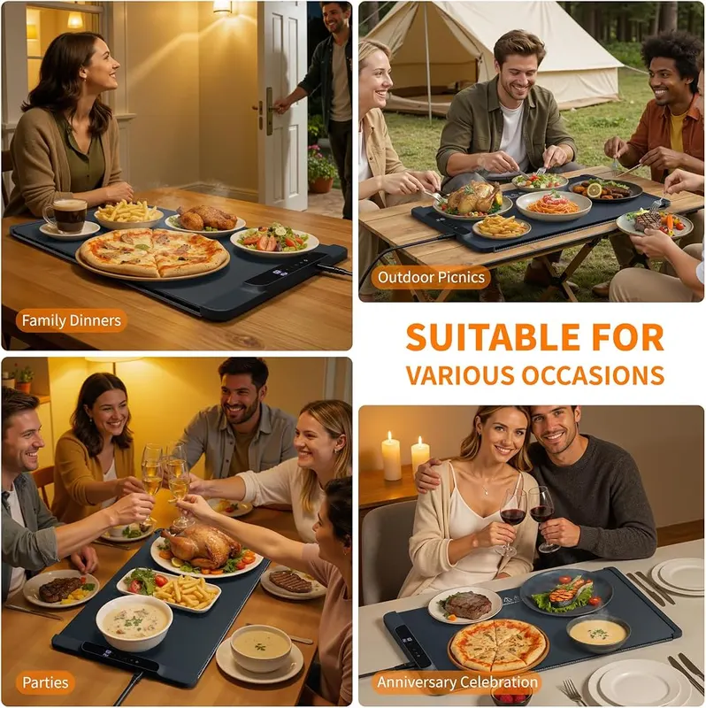 HOTEAGLE Food Warming Mat 120F~210F – product photo 9 of 9