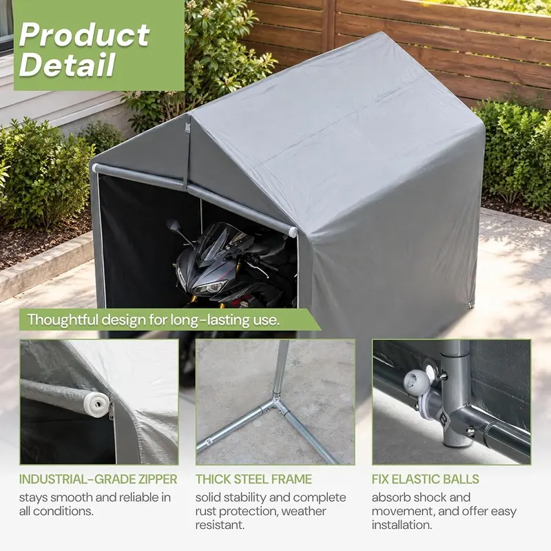 HOTEAGLE Outdoor Storage – Roll up doors and ventilation window