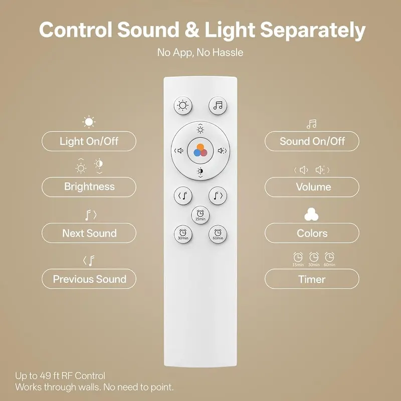 Hotmoon White Noise Sound Machine – Drop-resistant, child-friendly build