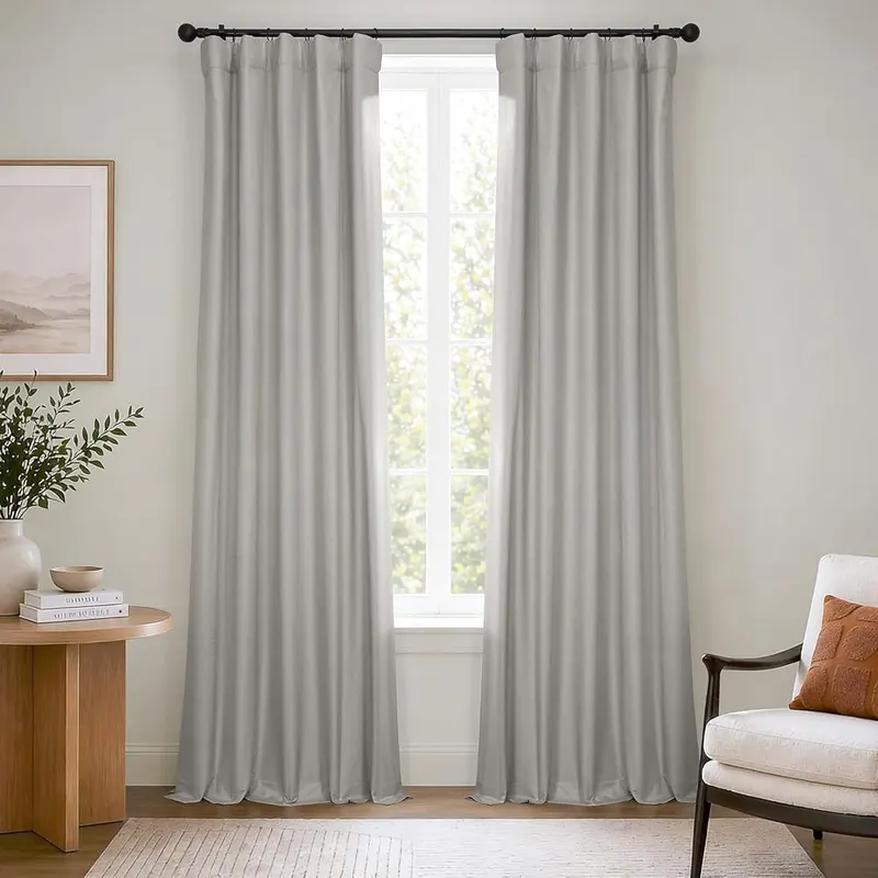HPD Half Price Drapes Essential Solid Blackout Curtains