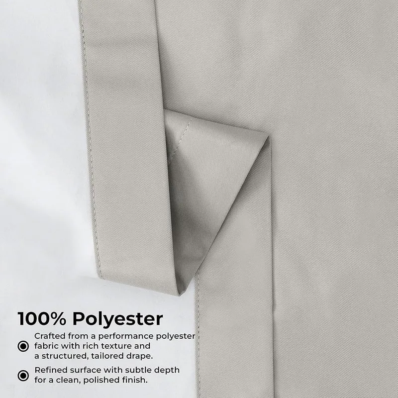 HPD Half Price Drapes Essential Solid Blackout Curtains – 100% Polyester