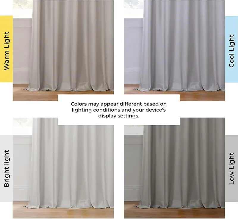 HPD Half Price Drapes Essential Solid Blackout Curtains – Opacity and light control