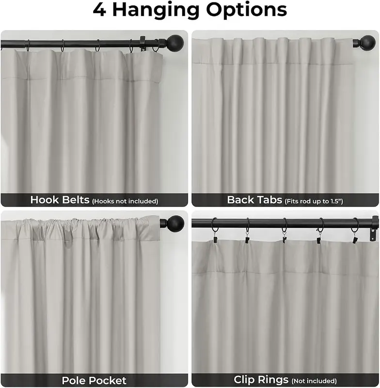 HPD Half Price Drapes Essential Solid Blackout Curtains – Perfect for any room