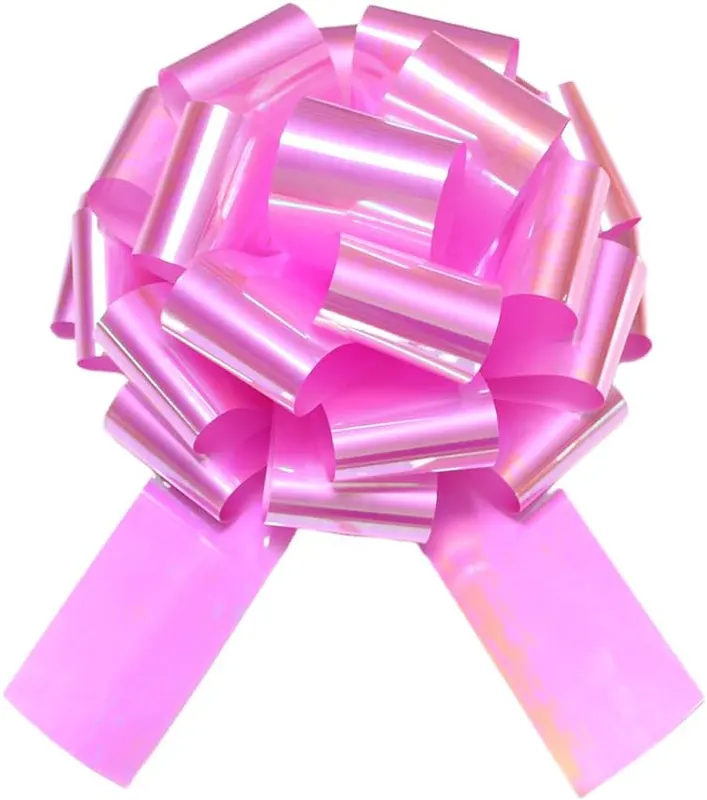 HSXJJ 1Pcs Big Pink Bow in Light Pink
