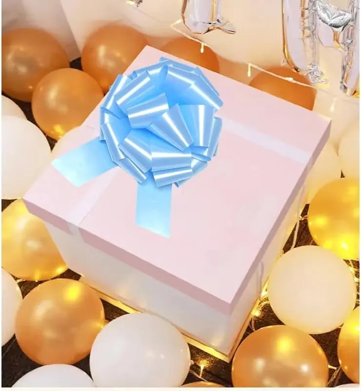 HSXJJ 9 Inch Large Sky Blue Gift – Easy to Use:The product comes in flat packaging